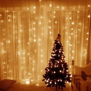 Christmas Curtain String Light for home decoration